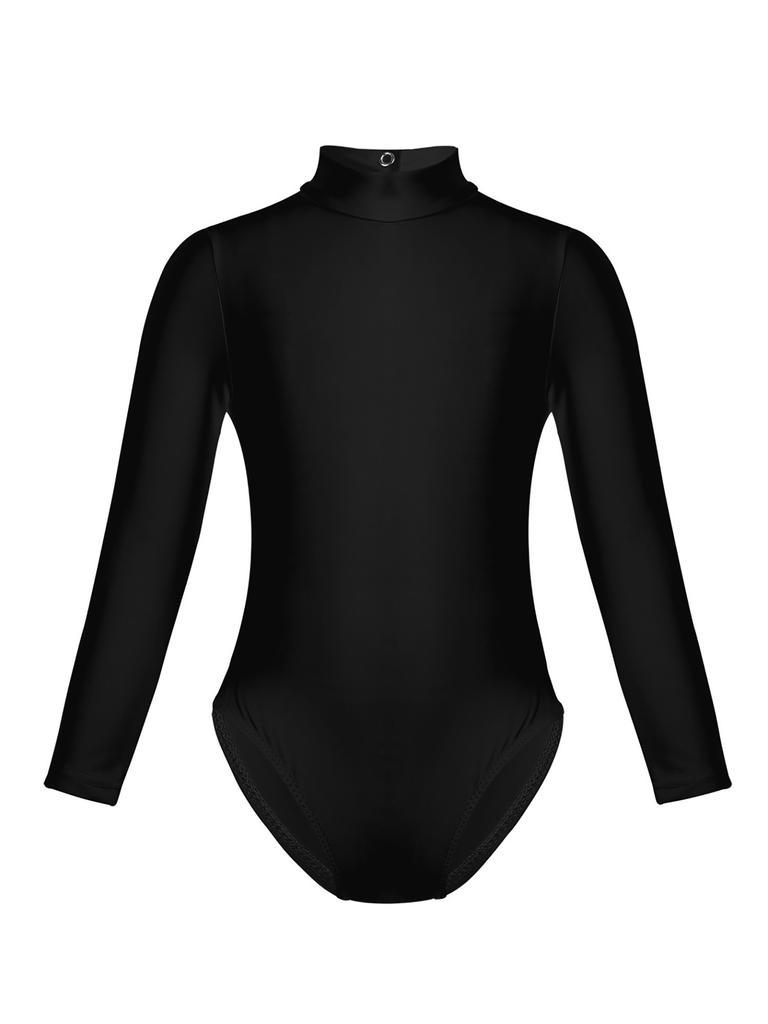 Kids Girls Gymnastics Dance Sport Sets Long Sleeve Leotard and Leggings Dancewear Outfits