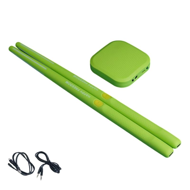 Portable Pocket Drum Motion Sensing Electric Air Drum With Drumsticks Virtual Air Drum for Beginners Kids Enduring