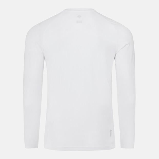 DESCENTE Training Turflite Long Sleeve T-Shirt White Sr123Ttl11 (A Type)