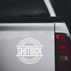 Certified Shitbox Decal Sticker, FOR Car Truck Window