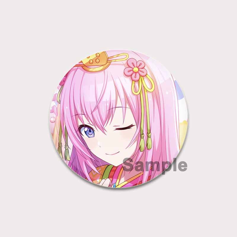 

32/44/58 мм Project SEKAI Аниме-значки-булавки Wonderlands×Showtime/Akiyama/Mizuki/Otori Брошь Милый значок Сумка Декор Поклонники Собирают Друзья Подарок 32mm