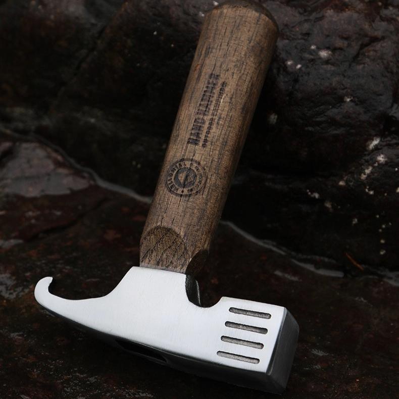 Hochwertiger Multifunktionaler Kleiner Handhammer Outdoor Camping Praktisch Selbstverteidigung Mini Feuer Mehrzweck Handwerkzeug