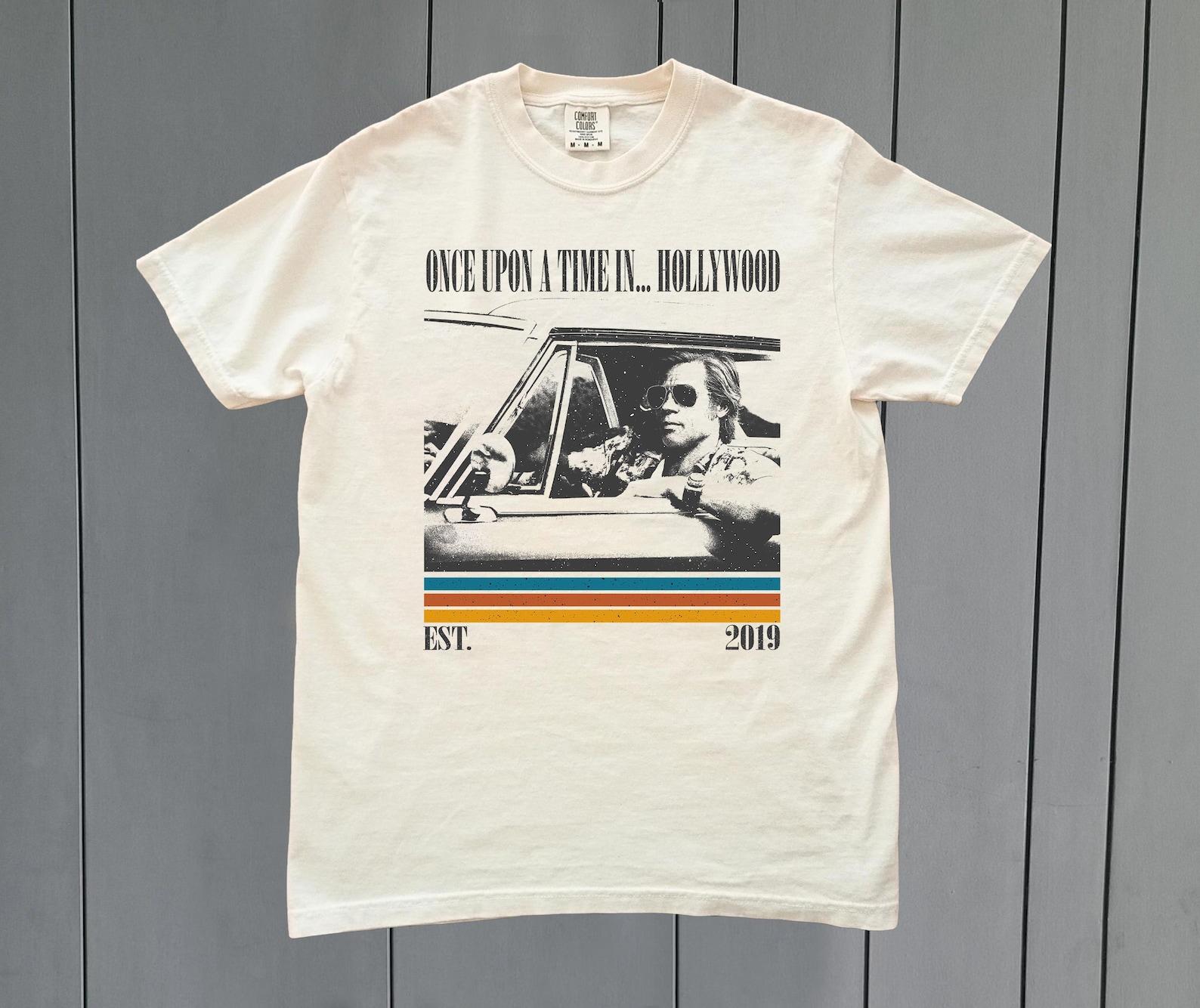 Once Upon a Time in Hollywood T shirt - Comfort Colors Vintage Movie Tee 2XL
