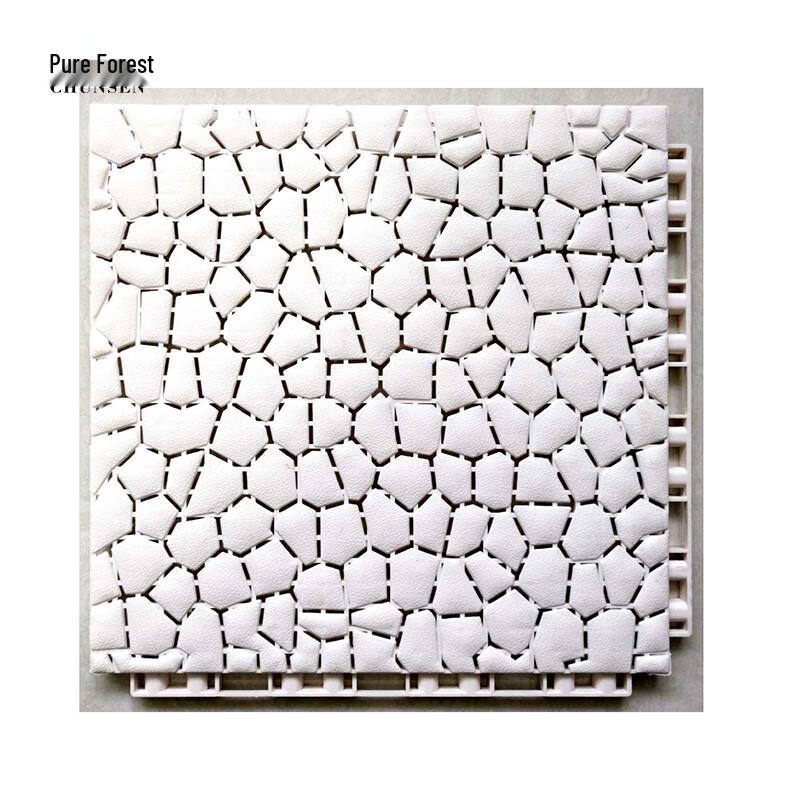 Pebble Splicing Non-slip Bathroom Mat 10-Pack 25cm x 25cm