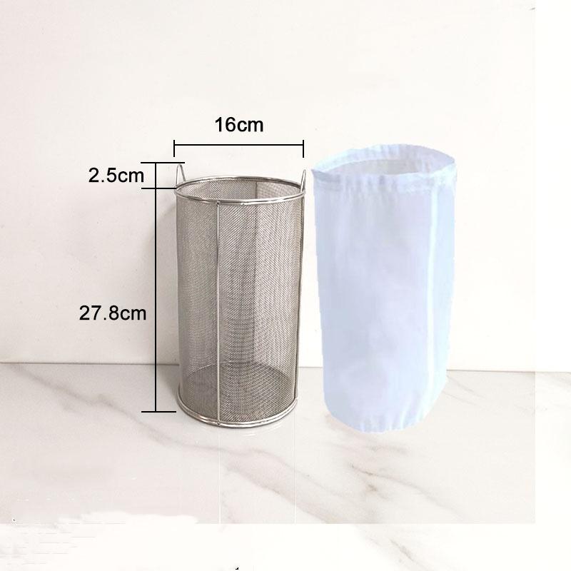 Round Mesh Basket 1mm Hole Rice Wine Beer Bier Filter Voor Zelfgemaakte Brew Koffie Coffee Droog Hopper Brew Fine Mesh Coland