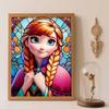 Diamond Painting 5D Round Diamond Full of Diamonds Anna Diy Handmade Stickers, Home Decoration Paintings