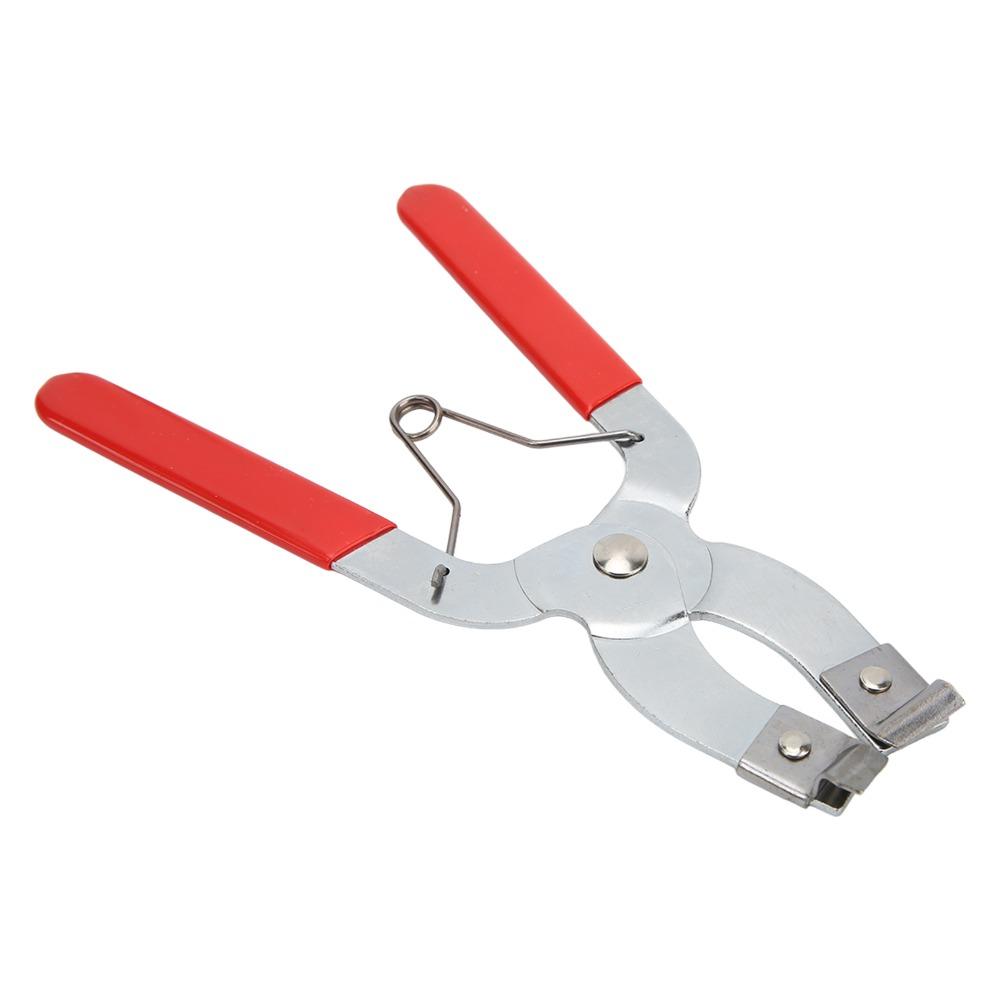 Red Plastic Grips Piston Ring Expander Pliers Heavy Duty Piston Ring Compressor  Auto Repair