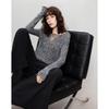 Demana Women's Round Neck Soft Knit Sweater