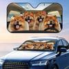 Chow Chow Driving Sun Visor Foldable Universal Car Windshield Sun Shade UV Protection Heat Insulation Foldable Cover