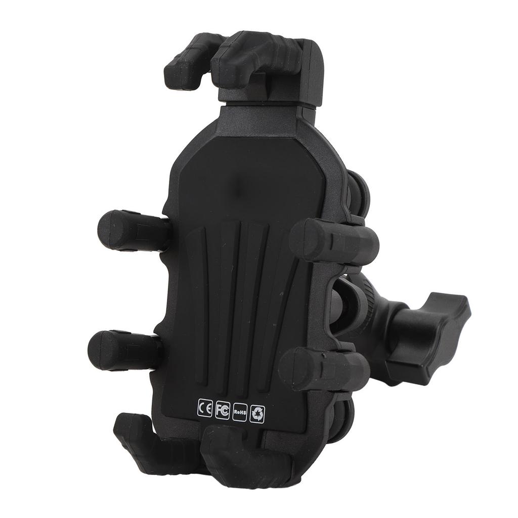 Motorcycle Fork Stem Phone Mount with Vibration Dampener High Speed Secure Lock Adjustable Mount