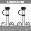 Set of 6 Dustproof Hat for 10mm Cup Straw Straw Sleeves Straw Hat Drink Cover Unique Cup Straw Sleeve Protectors