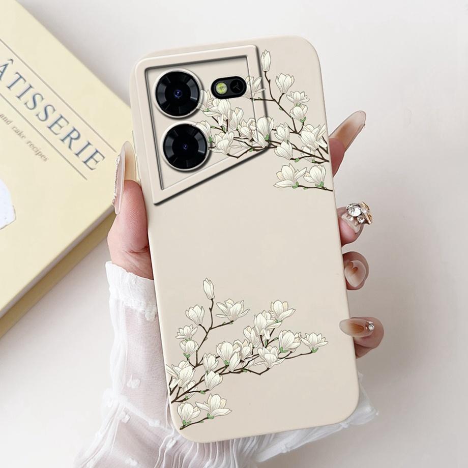 For Tecno Pova 5 Pro Pova5 5Pro 5G LH8n Phone Case Silicone Soft Back Cover Bumper Dragon Black Cat Flower Butterfly Pattern