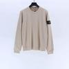 Classic Stone Island Solid Color Crewneck Sweatshirt Badge Long Sleeve Loose Fit Couples