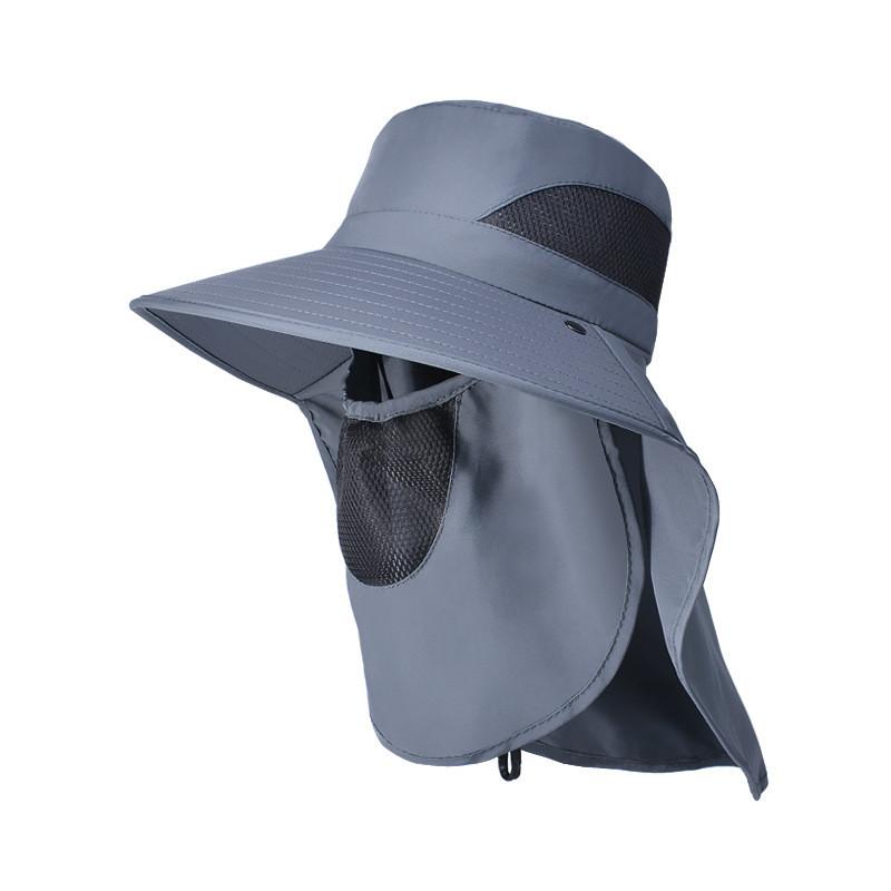 

Outdoor Sun Protection Fisherman Hat With Large Brim For Men And Hiking Enthusiasts світло-сірий колір