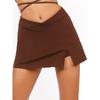 Sexy Super Cool Fashionable Split Safety Pants Package Hip Skirt