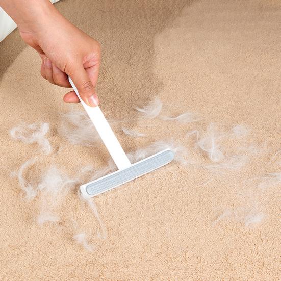 Clothes Shaver Soft Rubber Dual Head Design Lint Brush Ergonomic Handle Fabric Pill Remover Clothing Maintenance Tool