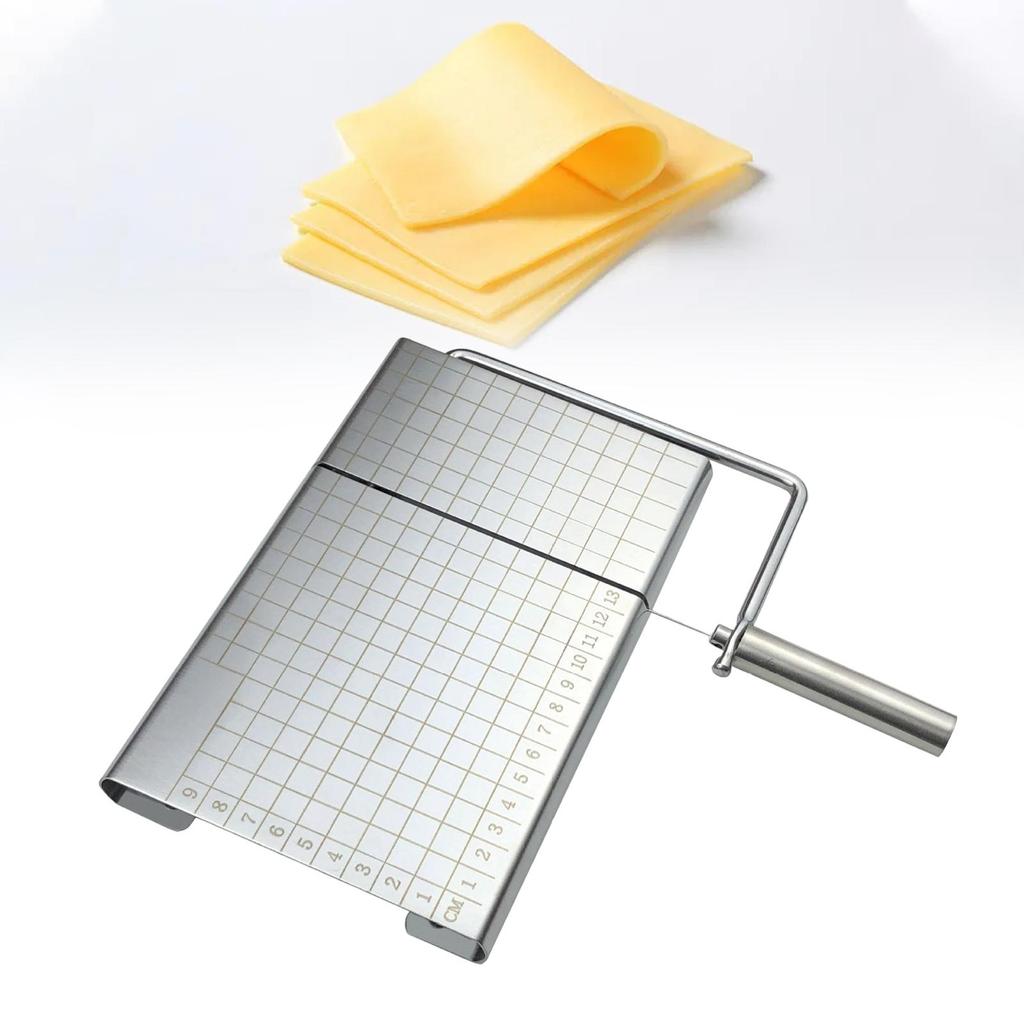 Butter Cutter, Stainless Steel, , Cheese Slicer Cutting Board, Multipurpose Cutter