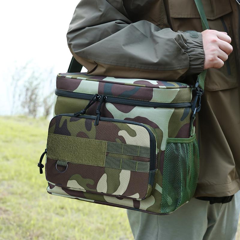 High-Capacity Tactical Thermal Cooler Bag Outdoor Insulated Lunch Box Work Leakproof Insulated Durable Lunch Bag for Men Meal Ca