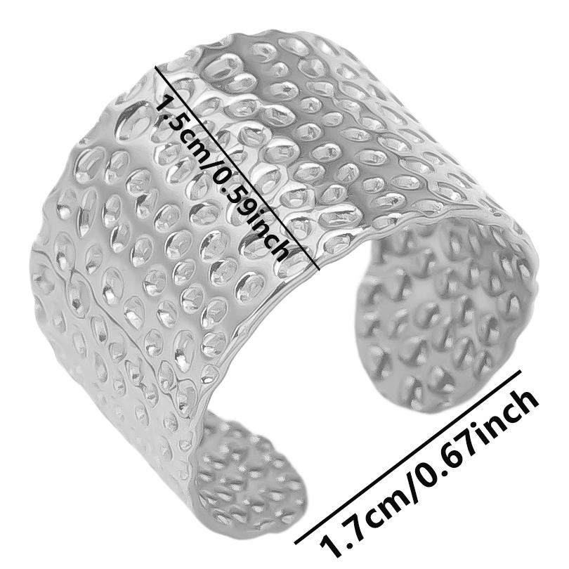 1/5pcs Silver Color Snake Beads Round Heart Stainless Steel Rings For Women Men Accessories Vintage Jewelry Finger Ring Anillos