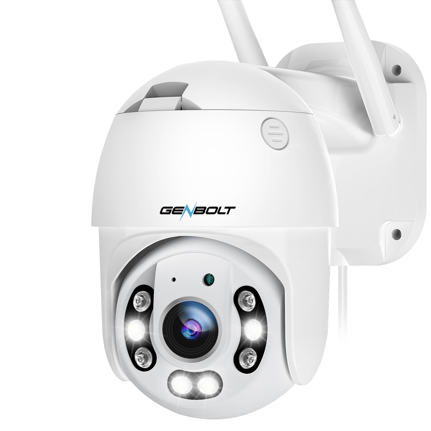 

GENBOLT Wireless Outdoor Security Auto Color Night 4MP Network AI Human Voice and Light Smartphone Japanese Language IP66 Micro SD Card Recording with