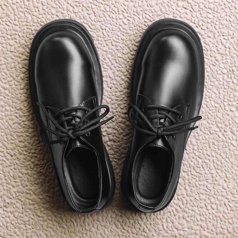 Casual small leather shoes men's spring British style high-end business dress platform wedding groom shoes 3236-J