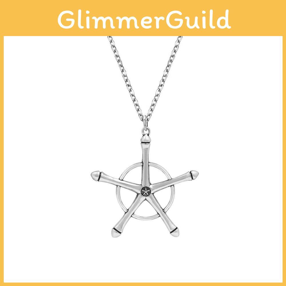 Anime Pendant Bleach Necklace With Silver Metal Chain For Cosplay Gift Fans