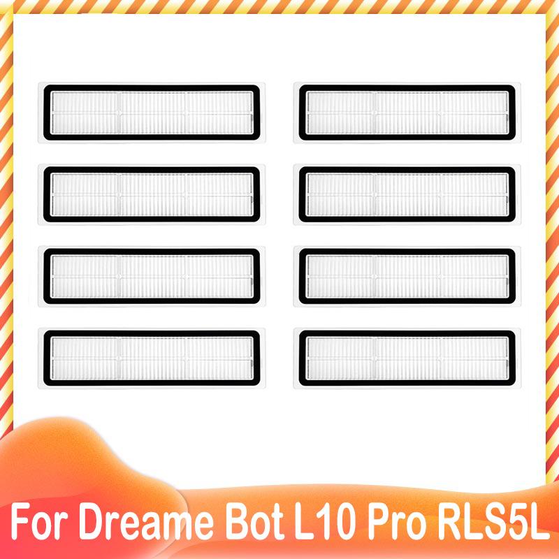 Hepa Filter and Mop Rag Pad Replacement Kit for Xiaomi Dreame Bot L10 Pro Model Name: RLS5L Robotic Vacuum Cleaner Parts