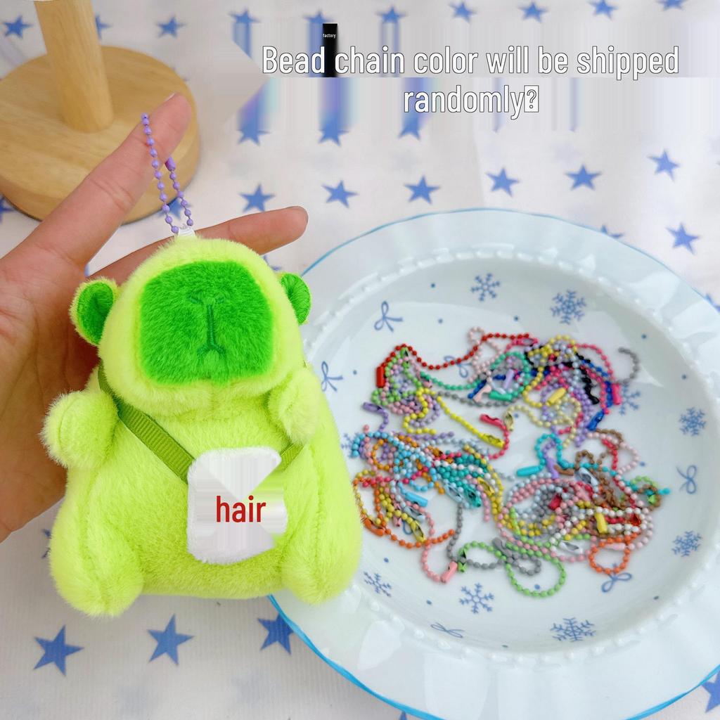 Pingente Capivara Chaveiro de Pelúcia - Presente de Aniversário Boneca de Pano