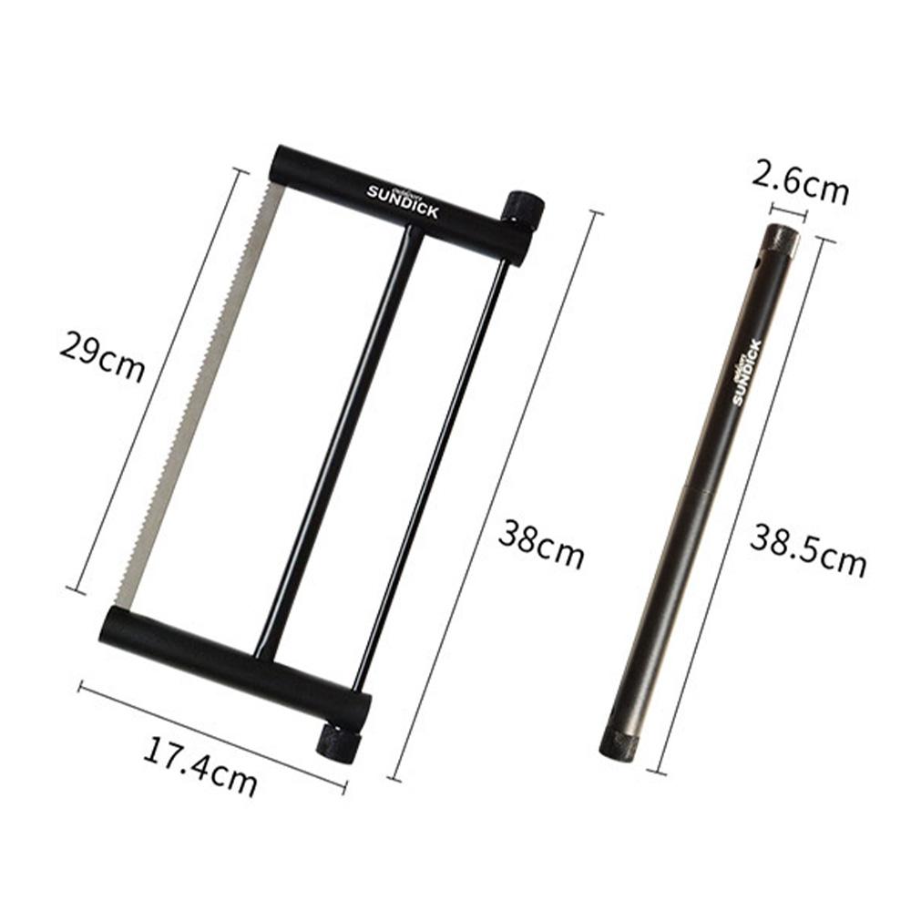 Прямоугольная ручная пила из алюминиевого сплава. Складная ручная пила для улицы. Ручная — фото 7