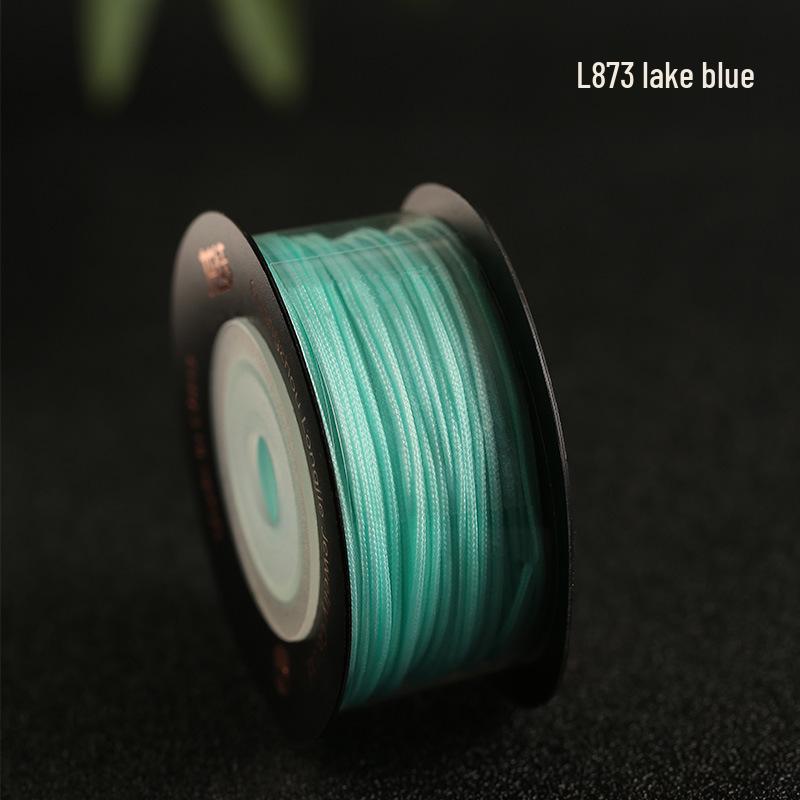Dragon Knot High-A Jade Thread: Eco-friendly, Colorfast Jewelry Weaving Cord, 79 Colors, Handmade DIY Bracelet Material.