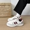 School Season Students Casual Male and Female Couples White Shoes Tide Korean Version Ins Street Shooting Harajuku Retro Sports Board Shoes Autumn