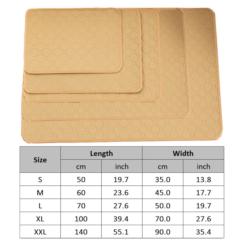 Washable Pet Pee Pad Reusable Dog Pee Pad Absorbent Leakproof Puppy Training Pad Non-Slip Design for Puppies Senior Dogs