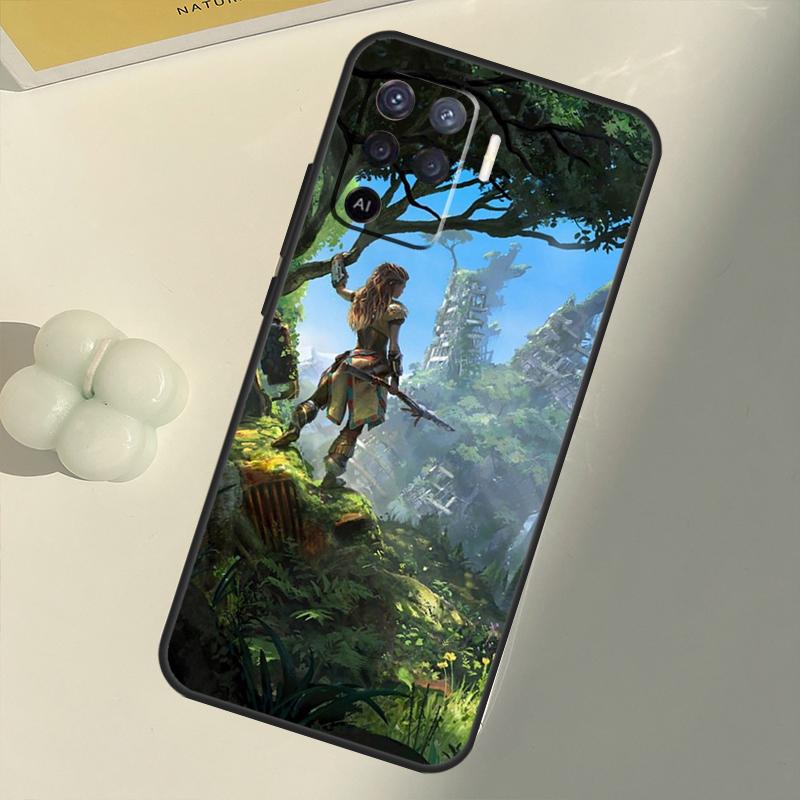 Spiel Horizon Zero Dawn Hülle Für OPPO A53 A53S 2020 A5 A9 A31 A52 A72 A94 A74 A54 A83 A91 A93 A16 A15 Rückseite Coque