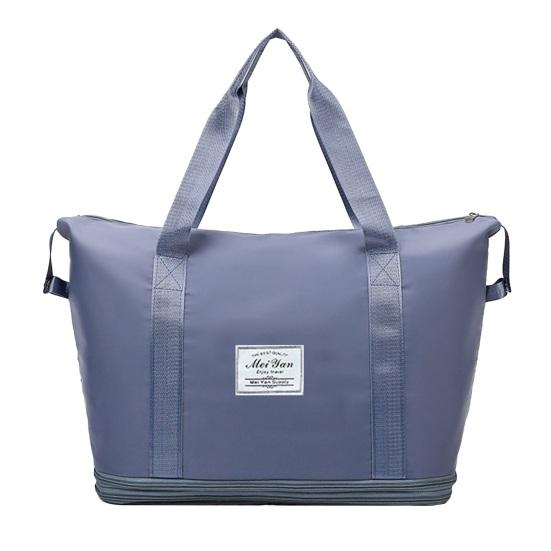 

Expandable Duffel Bag Lightweight Gym Bag with Wet Pocket Waterproof Weekender Duffel Shoulder Overnight Bag for Travel Sports