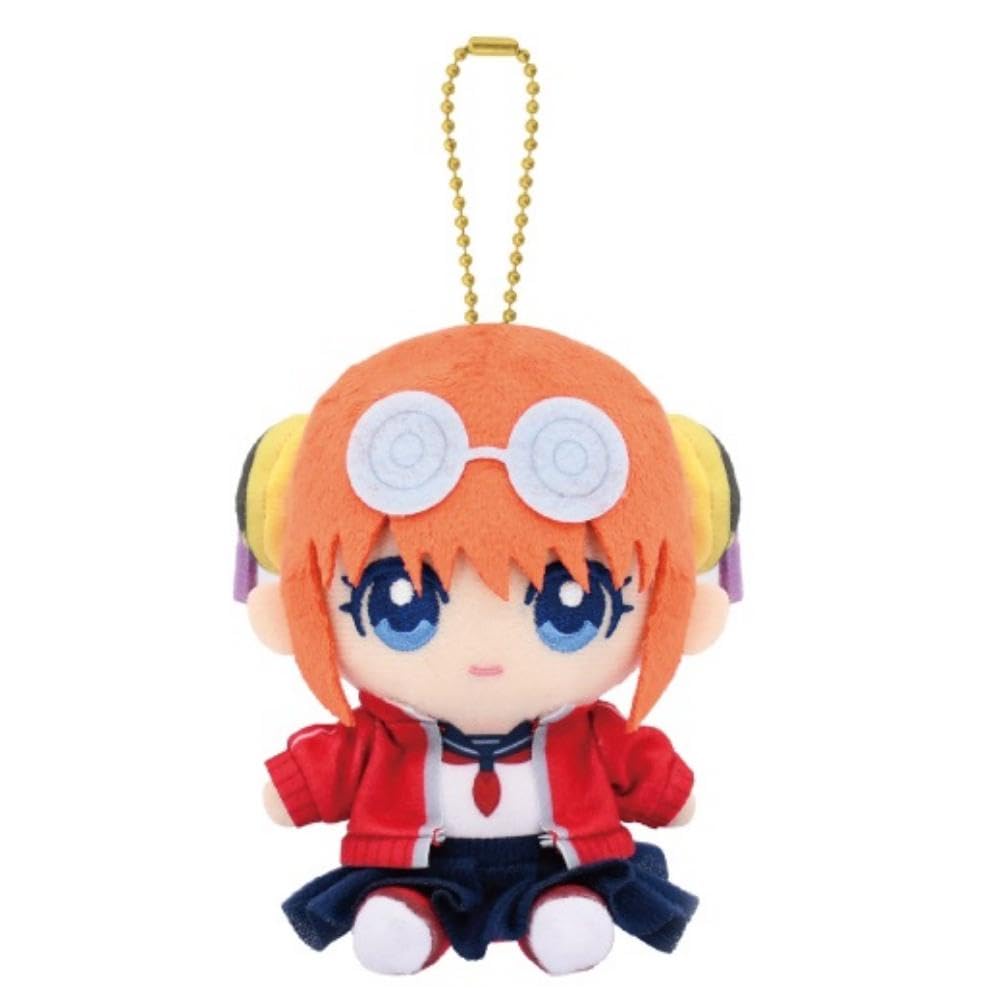 3rd Year Z Class Ginpachi Sensei Kagura Chibi Plush Sitting Mascot