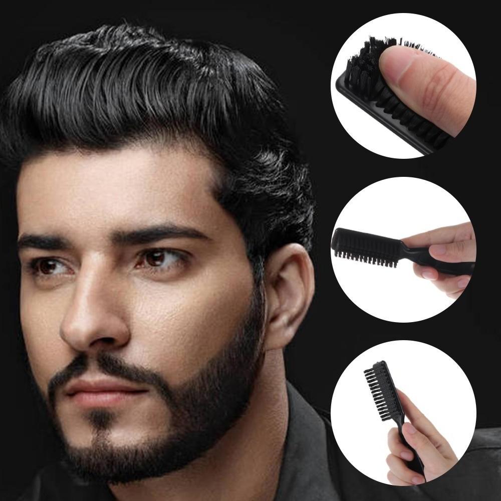 Transparent Nail Art Brush Remove Dust Men Hair Comb New Barber Shop Brush  Nail Tool