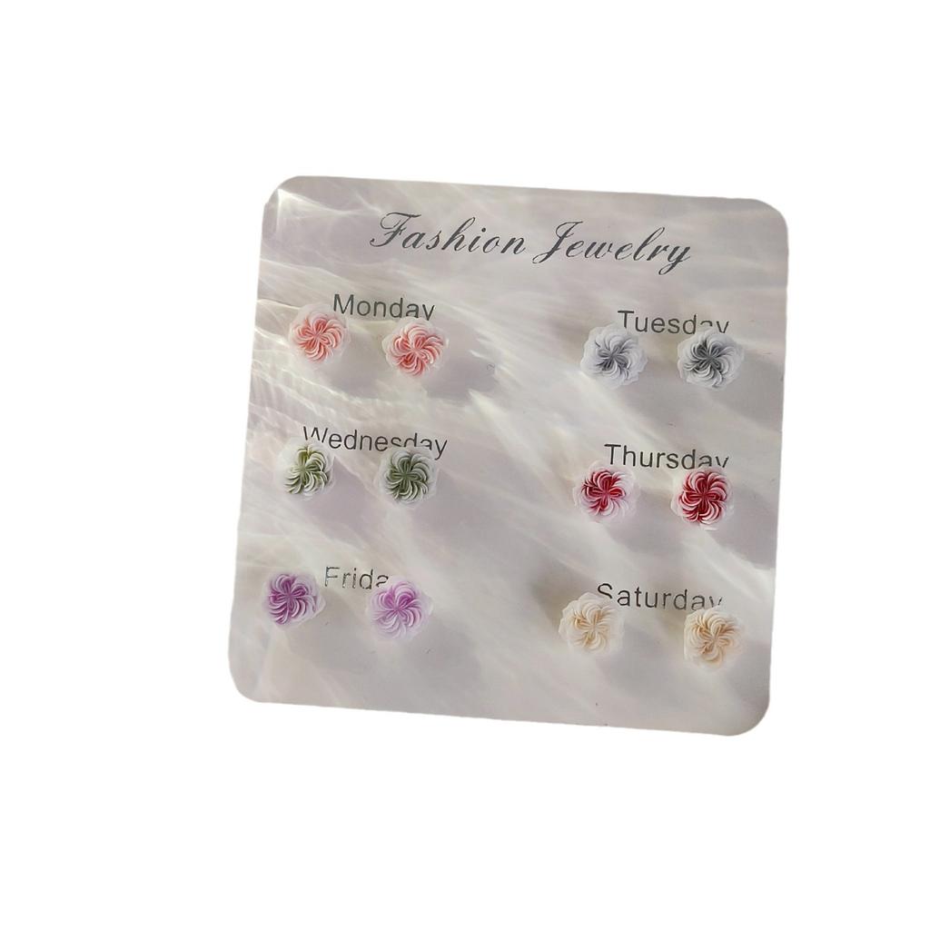 Flowers Bloom In Midsummer, Mori Series, Sweet Temperament, Girl Flower Stud Earrings, Female Tide Niche, Versatile, Small And Exquisite Earrings.