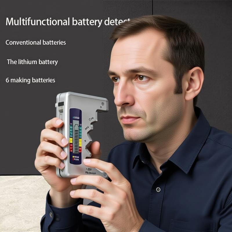 Batteries Tester Digital Capacity Universal Button For Lithum N /AAA/CAA/D/1.5V Cell Batteries Tester Checker BT168 Power