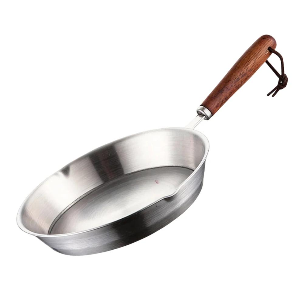 Versatile 12cm &16cm Tri-Ply Stainless Steel Frying Pan: Even Heat & Easy Clean Stainless Steel Frying Pan NonStick Pan Fried