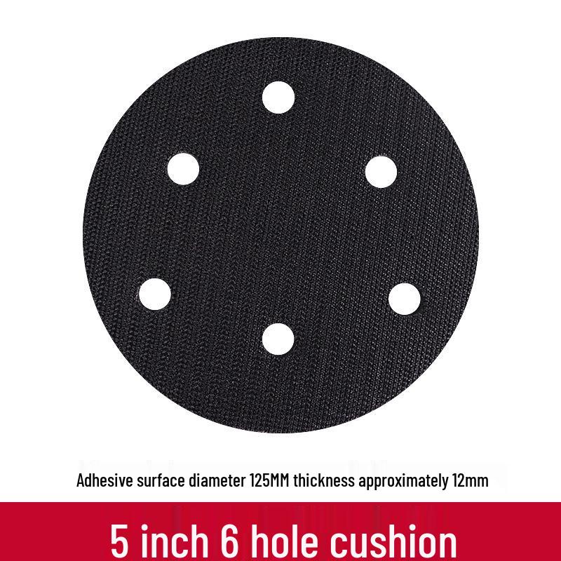 6-inch Yellow Flocking Sandpaper Disc for Polishing and Grinding (17 Pieces)