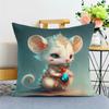 Cartoon Zodiac Pillowcase Dormitory Decoration Office Living Room Home Pillowcase