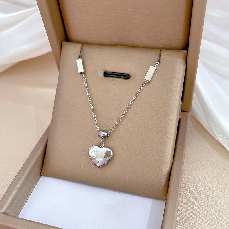 Popular Element Personality Minimalist Wind Furnace Real Gold Necklace Female Collarbone Chain