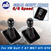 High-quality Manual Car Accessories 5/6 Speed Interior Replacement Part Gear Shift Knob For VW Golf 7 MK7  Lever Dust Boot Cover