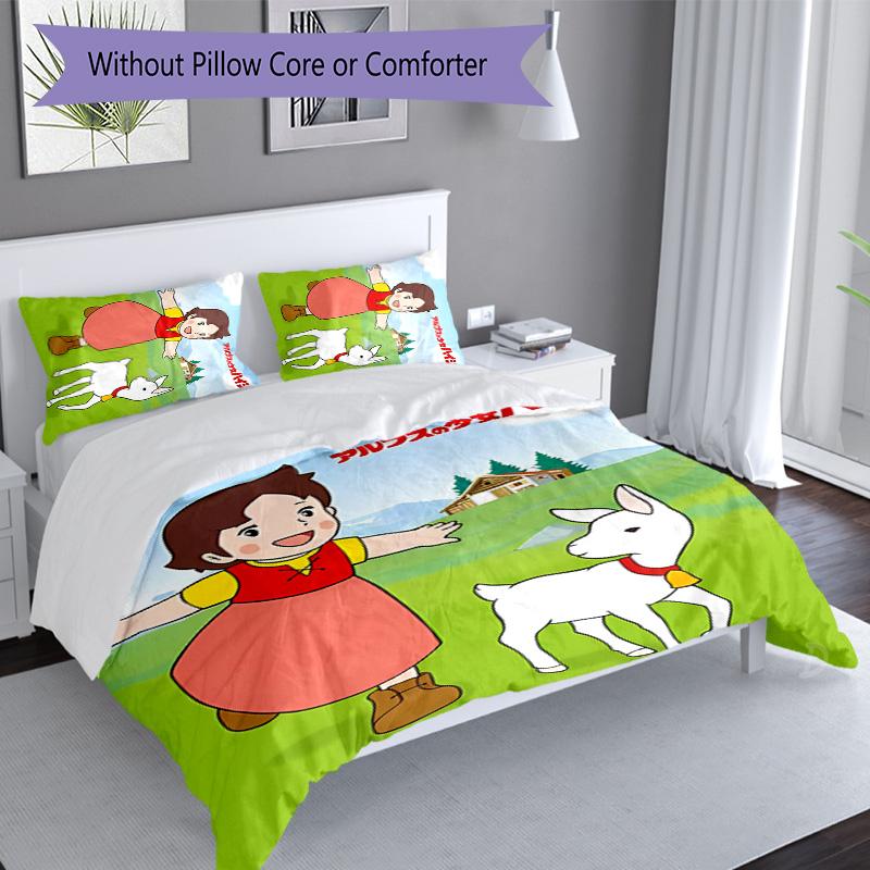 3pcs Heidi pattern bedding set duvet cover set includes duvet cover &pillowcases, perfect all season bedroom decoration & gift