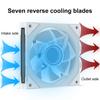 12cm ARGB Case Fan PWM Silent Computer Fan with Lighting Effect Computer Chassis Fan 5V-3PIN 1800RPM Speed for Computer Case