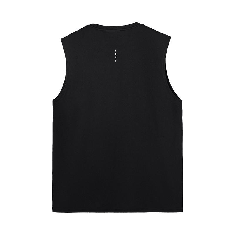 Li Ning Fashionable Breathable Reversible Sleeveless Vest Men tops Black AVSW111-2