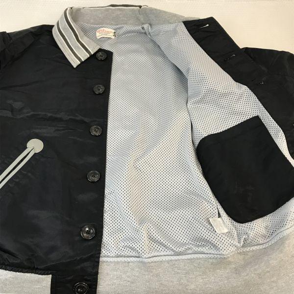 Wilson USA 100% Nylon Coach Jacket Men M Black Hit Union Vintage(USED)