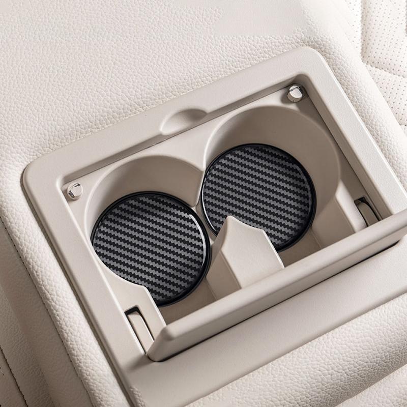 Car Cup Holder Insert Coasters 2 Pcs Anti Slip Design for Vehicle Interior Enhancements