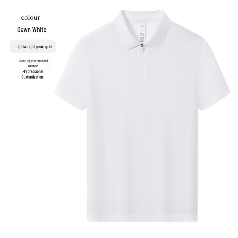 Wysokiej klasy koszulka polo na zamówienie do stroju biznesowo-casualowego - z krótkim rękawem i haftem