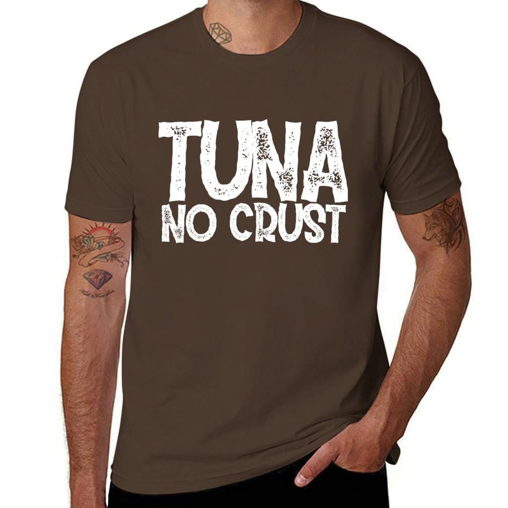 Tuna No Crust T-Shirt Boys Whites Sweat Mens Cotton T Shirts